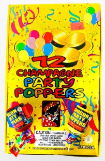 TOPGUN PARTY POPPER BOX 72 PIECES