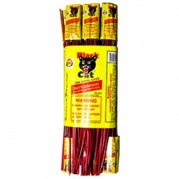 BLACK CAT BOTTLE ROCKETS with reports