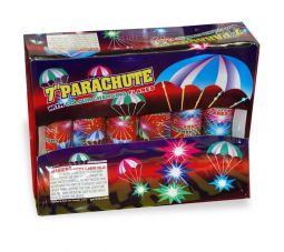 7" PARACHUTE WITH COLOR CHANGING FLARES